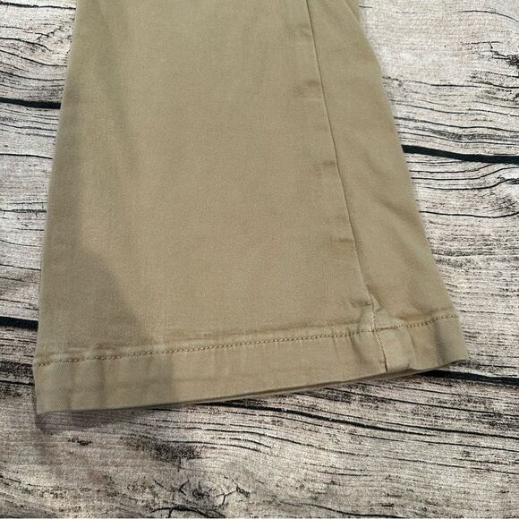 American Eagle Outfitters Kick Boot Khaki Pants Size 8 Extra Short (25” inseam) - Picture 2 of 11